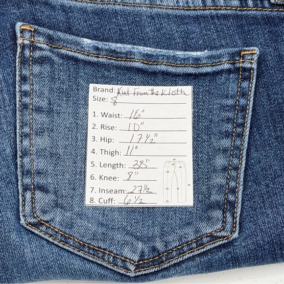 Kut from the Kloth High Rise Cathrine Fab Ab Boyfriend Denim Jeans - Picture 16 of 16